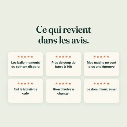 Ce qui revient dans les avis clients vérifiés